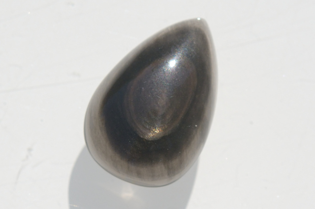 オブシディアン【11】ルース・カボション（21×14mm）