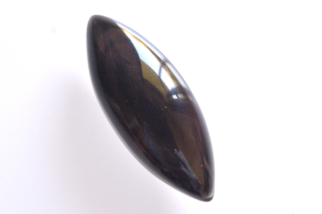 オブシディアン【14】ルース・カボション（34×13.5mm）