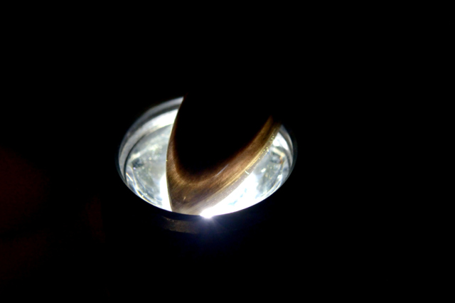 オブシディアン【14】ルース・カボション（34×13.5mm）