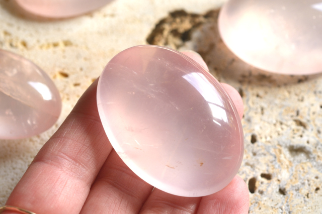 ⭐︎【天然】ローズクォーツ ルース 34mm 