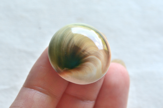 シヴァアイ【17】ルース・カボション（25.5×23.5mm）