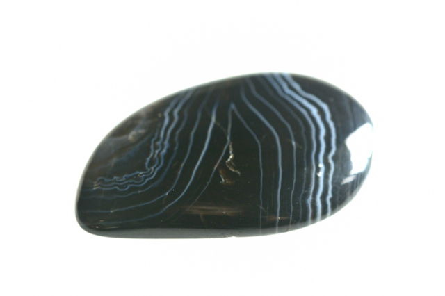 ストライプオニキス【9】ルース・カボション（39.5×26.5mm）