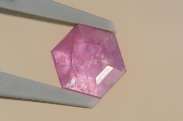 スタールビー・六芒星【39】天然石ルース・カボション（7×7mm）