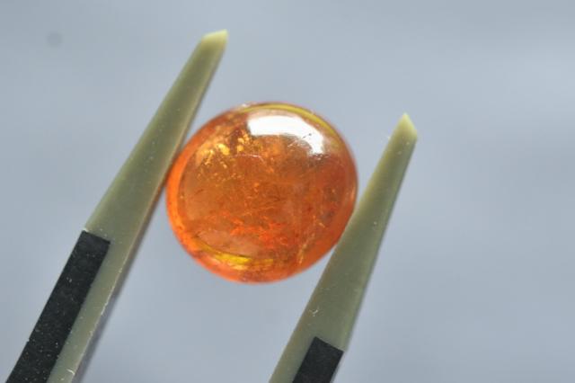 スぺサルティン（マンダリン）ガーネット【5】ルース・カボション（9×8.5mm）