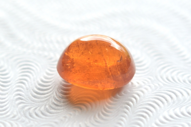 スぺサルティン（マンダリン）ガーネット【8】ルース・カボション（8.5×7mm）