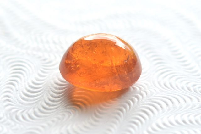 スぺサルティン（マンダリン）ガーネット【8】ルース・カボション（8.5×7mm）
