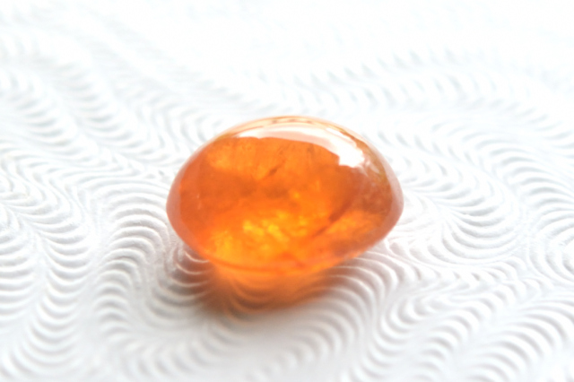 スぺサルティン（マンダリン）ガーネット【9】ルース・カボション（8.5×7.5mm）