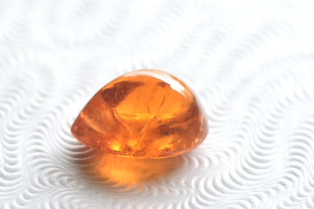 スぺサルティン（マンダリン）ガーネット【13】ルース・カボション（9×6mm）
