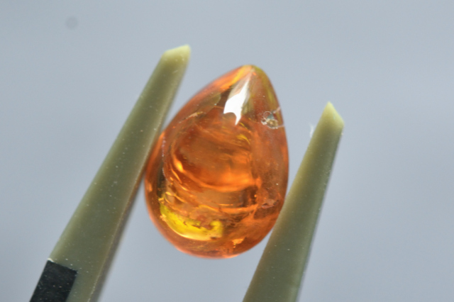 スぺサルティン（マンダリン）ガーネット【13】ルース・カボション（9×6mm）