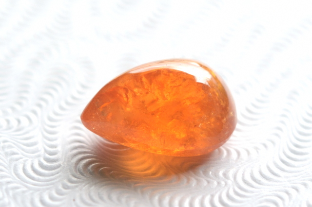 スぺサルティン（マンダリン）ガーネット【14】ルース・カボション（8.5×8.5mm）