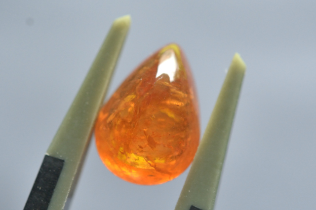 スぺサルティン（マンダリン）ガーネット【14】ルース・カボション（8.5×8.5mm）