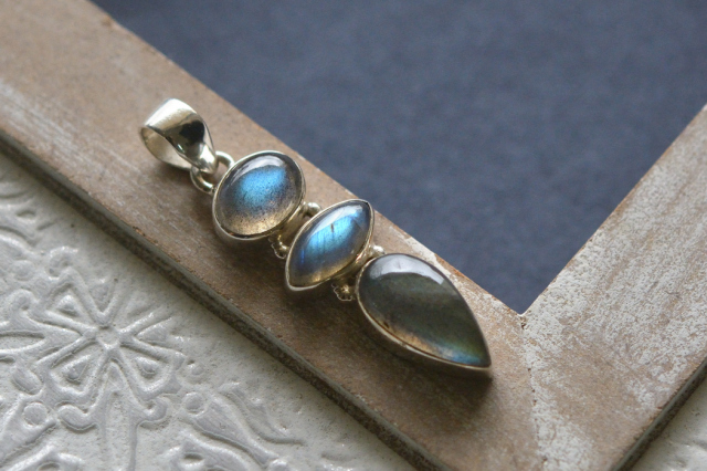 ラブラドライト【16】ネックレス・ペンダントトップ