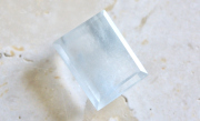 アクチノライトインクォーツ(ブルールチルクォーツ）【2】ルース・カボション（14.5×11mm）