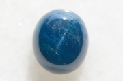 ブルーアパタイト キャッツアイ【9】天然石ルース・カボション（15×12.5mm）