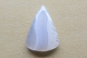 ブルーレースアゲート【23】ルース・カボション（28.5×20mm）