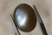 ブラックムーンストーン (キャッツアイ) 【6】天然石ルース・カボション（16.5×13mm）