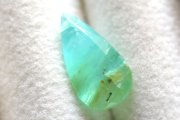 デンドリティックブルーオパール【40】ルース・カボション（15.5×8.5mm）