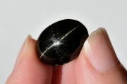 ブラックスター【8】天然石ルース・カボション　（17×12mm）