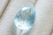 ブルートパーズ（非加熱未処理）【6】ファセットカットルース（17.5×11.5mm）
