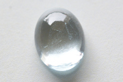 ブルートパーズ【61】天然石ルース・カボション・ローズカット（14.5×11mm）