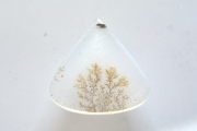 デンドリティックアゲート【25】ルース・カボション　（17.5×18mm）
