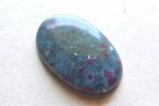 ルビーinカイヤナイト【2】ルース・カボション（36×23mm）