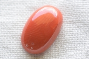 天然赤珊瑚【7】ルース・カボション　（17×11mm）