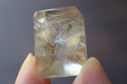 クォーツインクォーツ（貫入水晶）【15】天然石ルース・カボション（20×15.5mm）