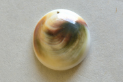シヴァアイ（穴あき）【1】ルース・カボション（25.5×24mm）
