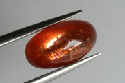 サンストーン【37】ルース・カボション（13×7.5mm）