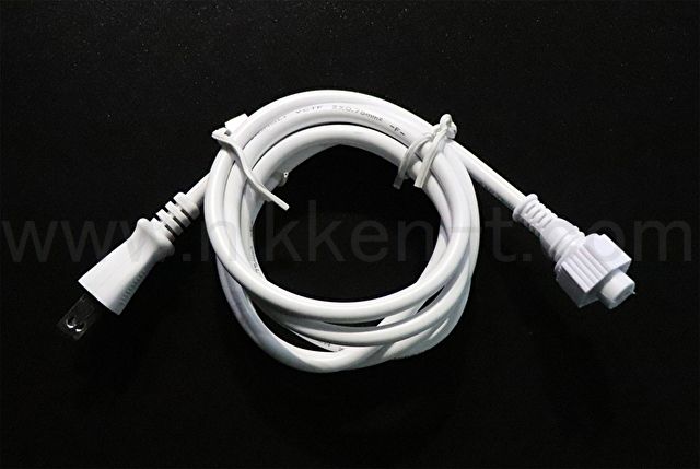 コレクターACプラグ　ホワイトコード　