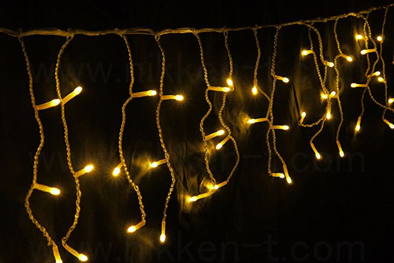 108球つららライト　Ver.2　シャンパンゴールド　パワーコード付　※在庫限り