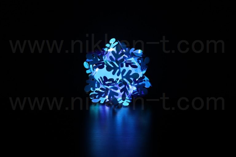 ※電源、接続備品別売り　ホログラム08　カラフィーボール　ブルー