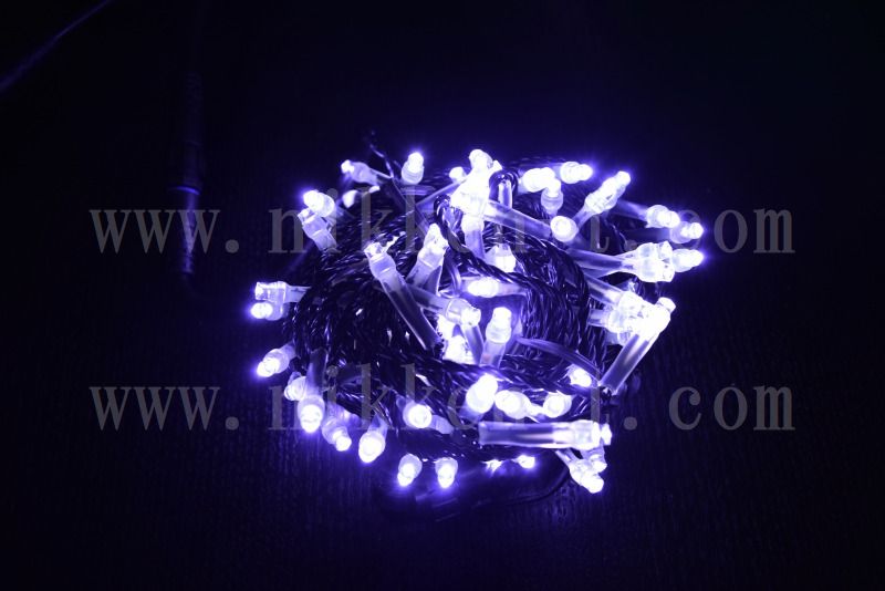 ※電源別売り　２芯ストリングライト　ブラックコード　　RY2　パステルパープル　クロスライセンスＬＥＤ仕様