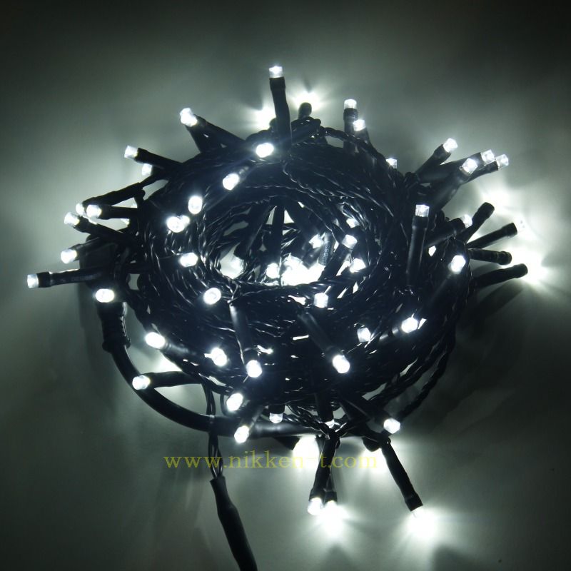 2芯ストリングライト　Ver.1　ブラックコード　ホワイト　※電源別売り　在庫限り