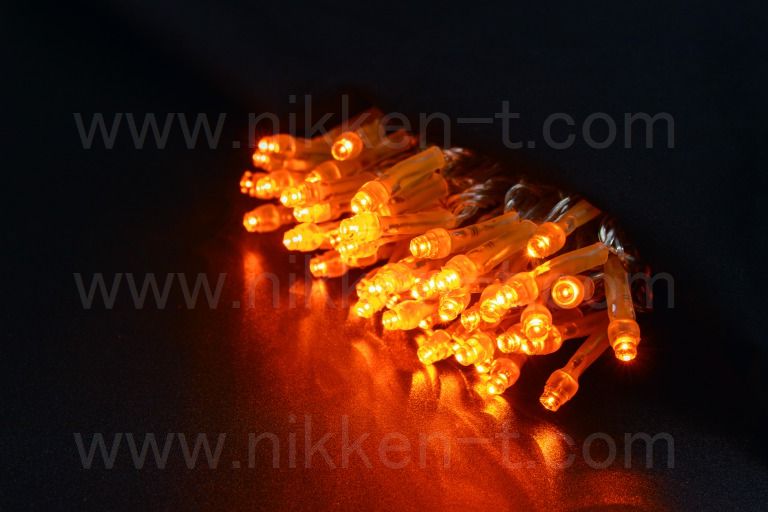 ※電源別売り　２芯ストリングライト　クリアコード　RY2　アンバー