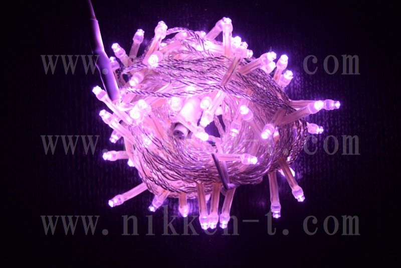 ※電源別売り　２芯ストリングライト　クリアコード　　RY2　パステルピンク　クロスライセンスＬＥＤ仕様