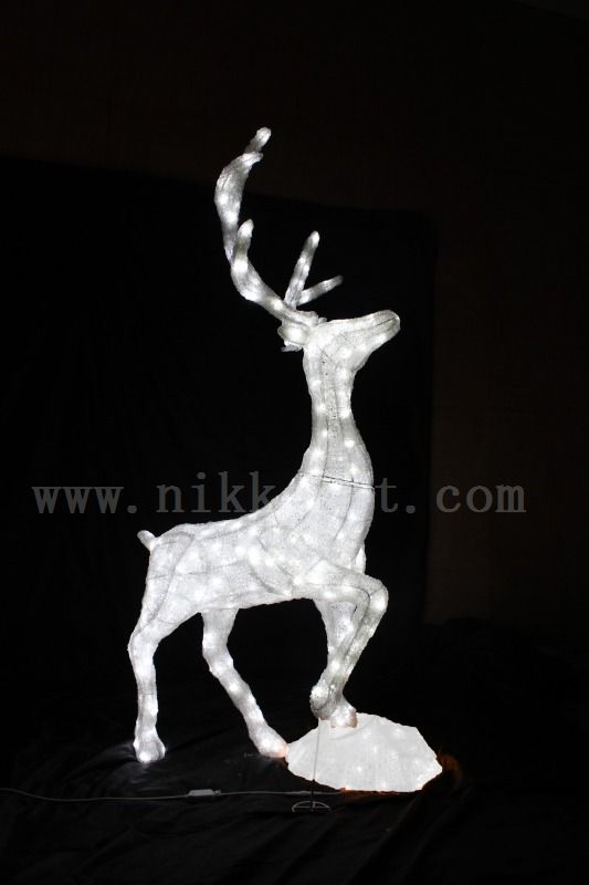ＬＥＤスタンディングトナカイ　大型　高さ165ｃｍ　送料別途要