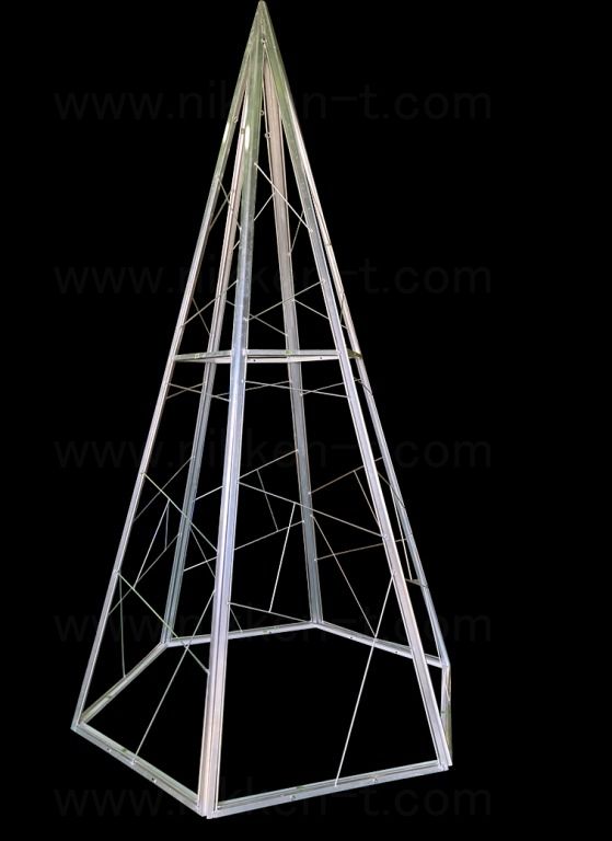 高さ300ｃｍ　アルミデルタ・コーン　大　※電球無し　送料別途要