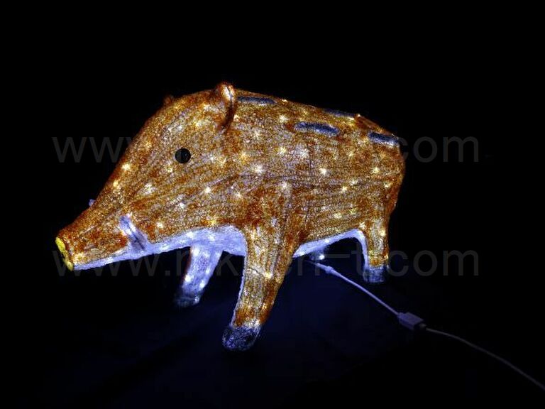 ＬＥＤクリスタルグロー　イノシシ