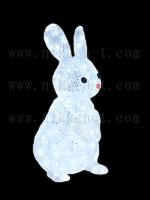 ＬＥＤクリスタルグロー　ウサギ