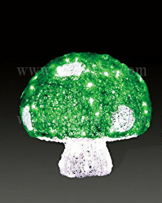 ＬＥＤクリスタルグロー　キノコ　グリーン（大）　送料別途要