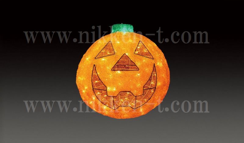 ＬＥＤクリスタルグロー　パンプキン（大）