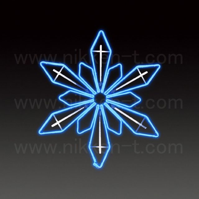 85cm×100cm　LEDフレキシ　フロークリスタル　ブルー　送料別途要