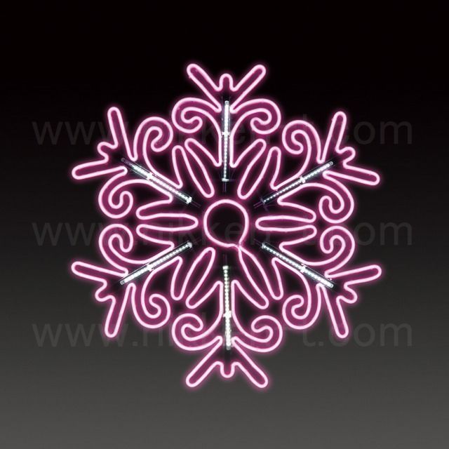 100cm×100cm　LEDフレキシ　フローダイヤ　ピンク　送料別途要