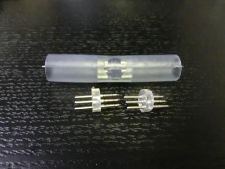 ３芯式ＬＥＤチューブライト専用　Ｉ型コネクタ