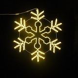 100cm×100cm　ＬＥＤ　ＢＩＧロープライトスノーフレーク　１型　シャンパンゴールド　送料別途要