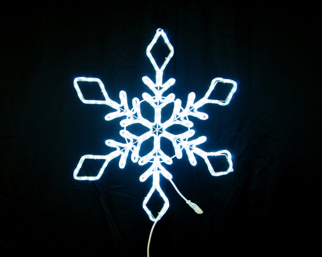 70cm×70cm　ダイヤスノーフレーク 白