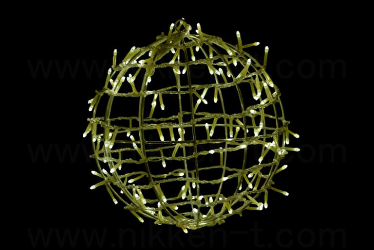 ※在庫限り特価品　35φ　フレームボール　小型　パステルシャンパン　