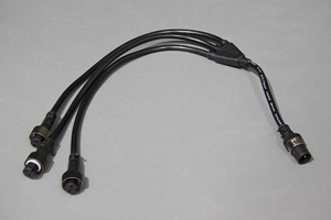 LEDイルミネーション、連結部3分岐ケーブル、プロ仕様(V4)仕様、常点/トゥインクル用